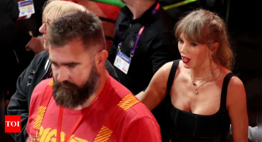 Jason Kelce Offered $100 Bet to Hug Taylor Swift During the Super Bowl—Here’s What Happened