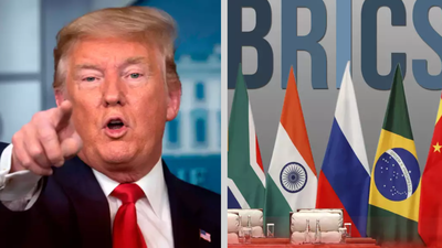 Donald Trump Warns BRICS: 100% Tariffs if US Dollar Replaced in Trade | World News - The Times of India
