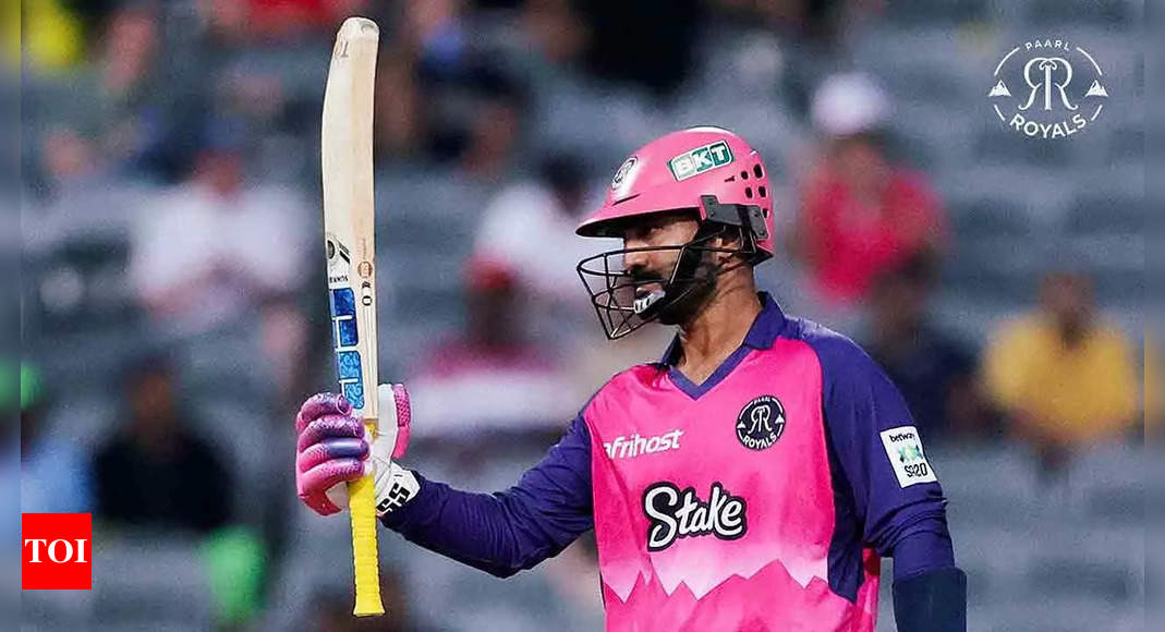 Watch: Dinesh Karthik's three consecutive sixes in SA20