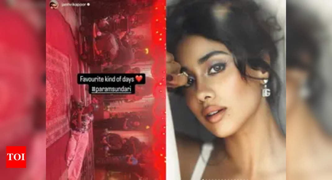 Janhvi Kapoor shares a glimpse of her 'favourite kind of days'