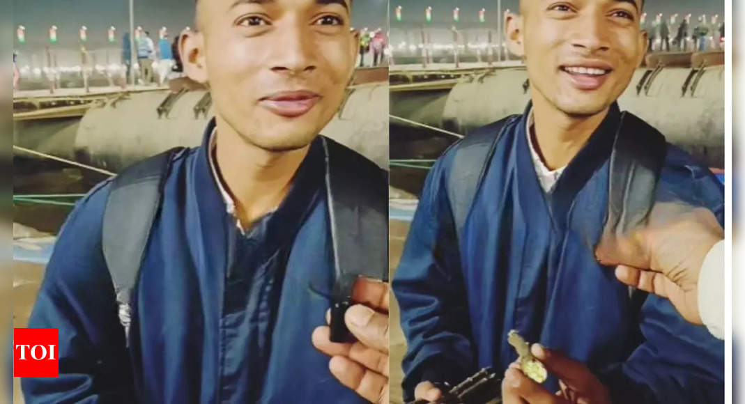 Watch | Man selling datun at Maha Kumbh Mela earns Rs 40,000 with no investment, credits girlfriend for success; goes viral