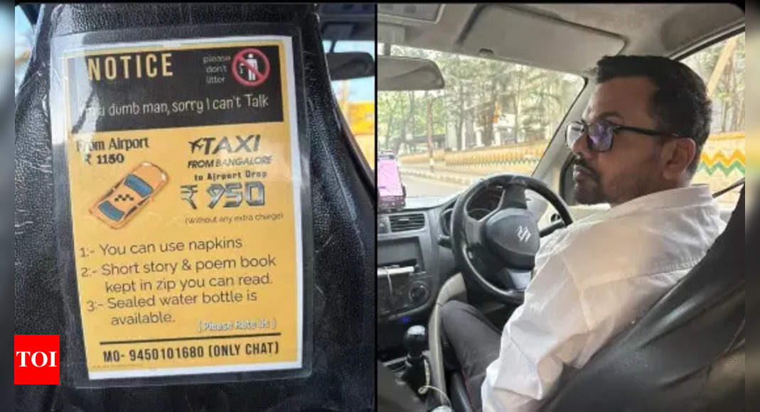 Meet the speech-impaired Bengaluru driver offering discounted rides