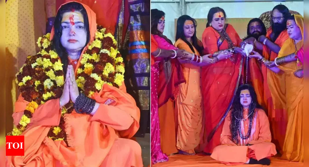 Anointing Mamta Kulkarni as Mahamadleshwar by Kinnar Akhara sparks controversy