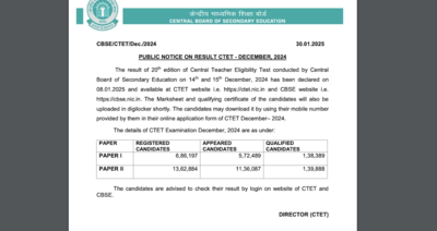  Over 1 lakh candidates qualified, Check official notice here