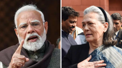 'Insult to poor, tribals': PM Modi attacks 'arrogance' of Congress's 'shahi pariwaar' after Sonia Gandhi's remark on President