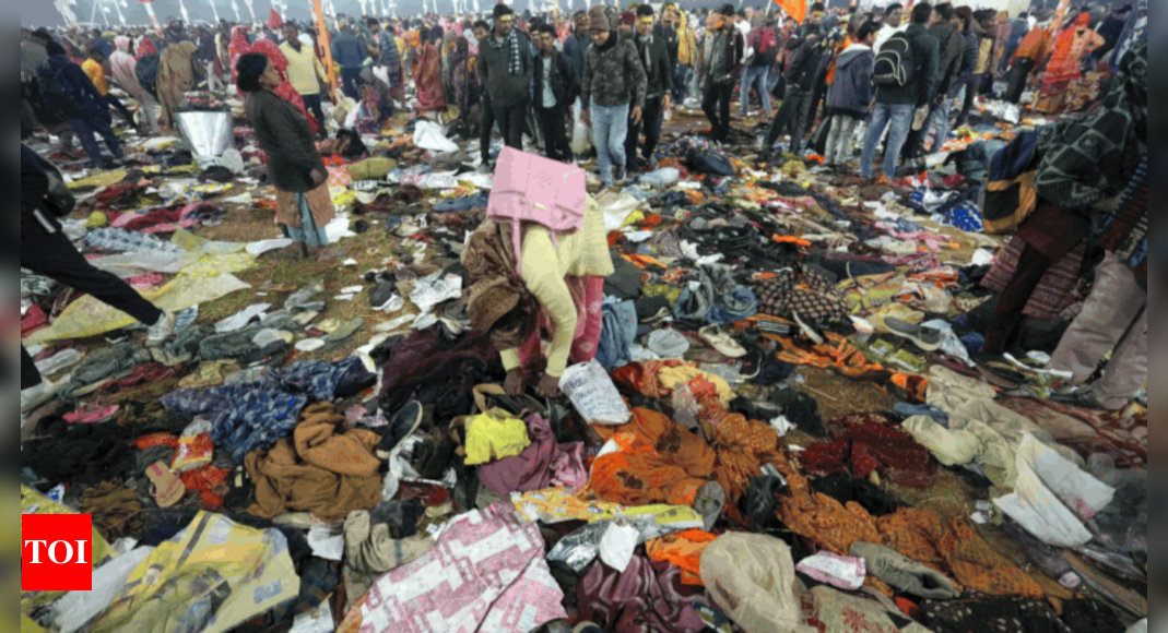 Rajasthan man saves mother, but loses grandfather in Maha Kumbh stampede