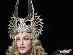 Madonna performs @ NFL Super Bowl show