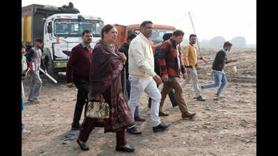 Chandigarh’s new mayor Harpreet Kaur Babla takes stock of waste management on first day in office