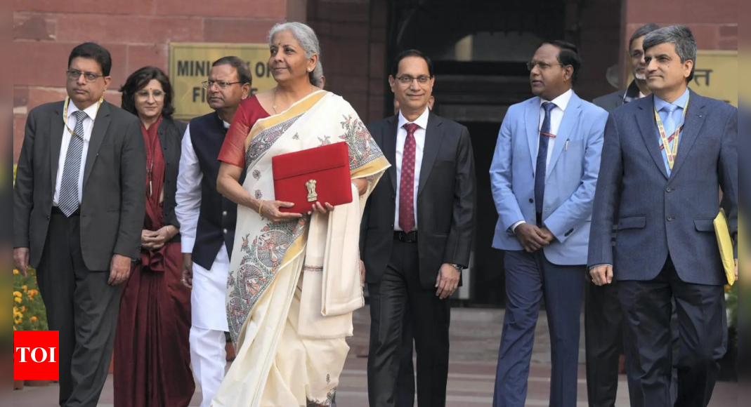 Budget 2025: FM Sitharaman wears saree honouring Madhubani art, Dulari Devi