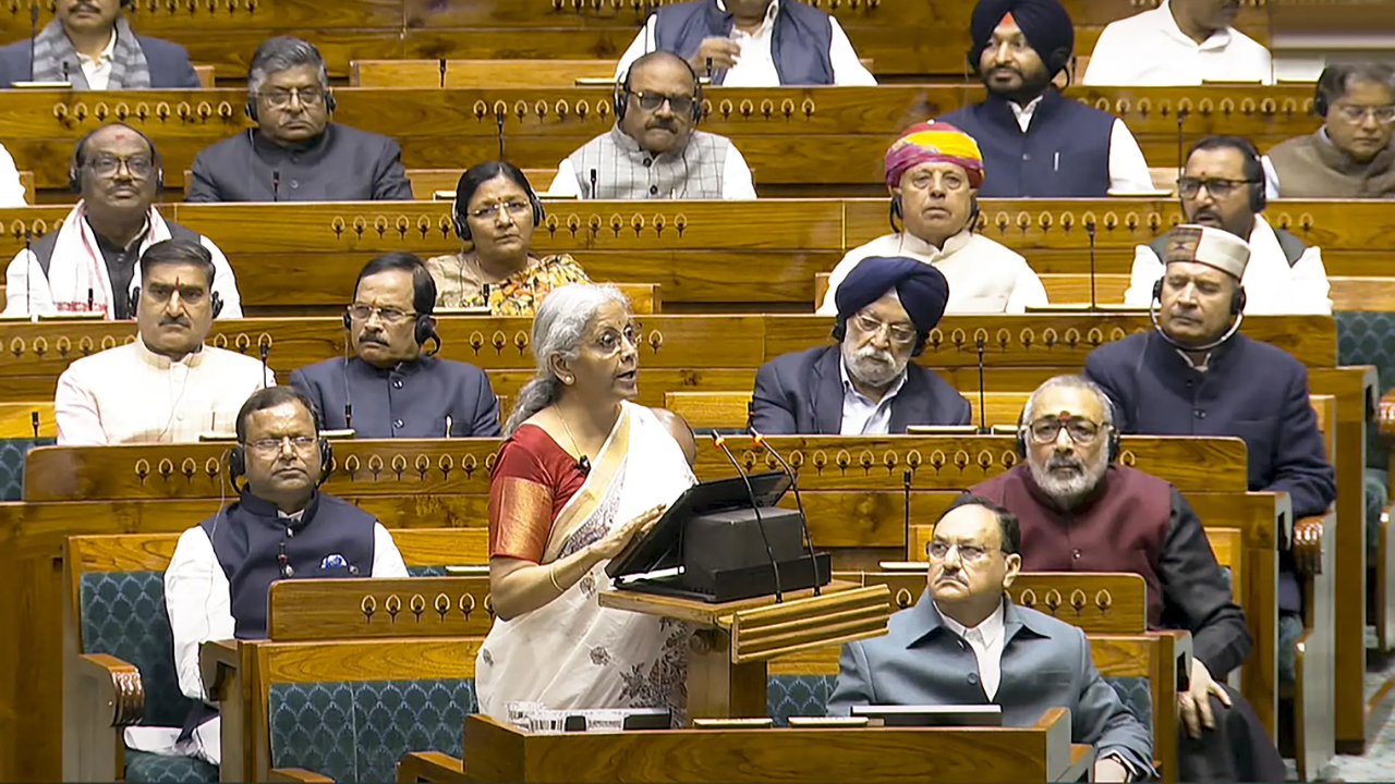 Union Budget 2025: Nirmala Sitharaman delivers big relief in shortest  speech - The Times of India