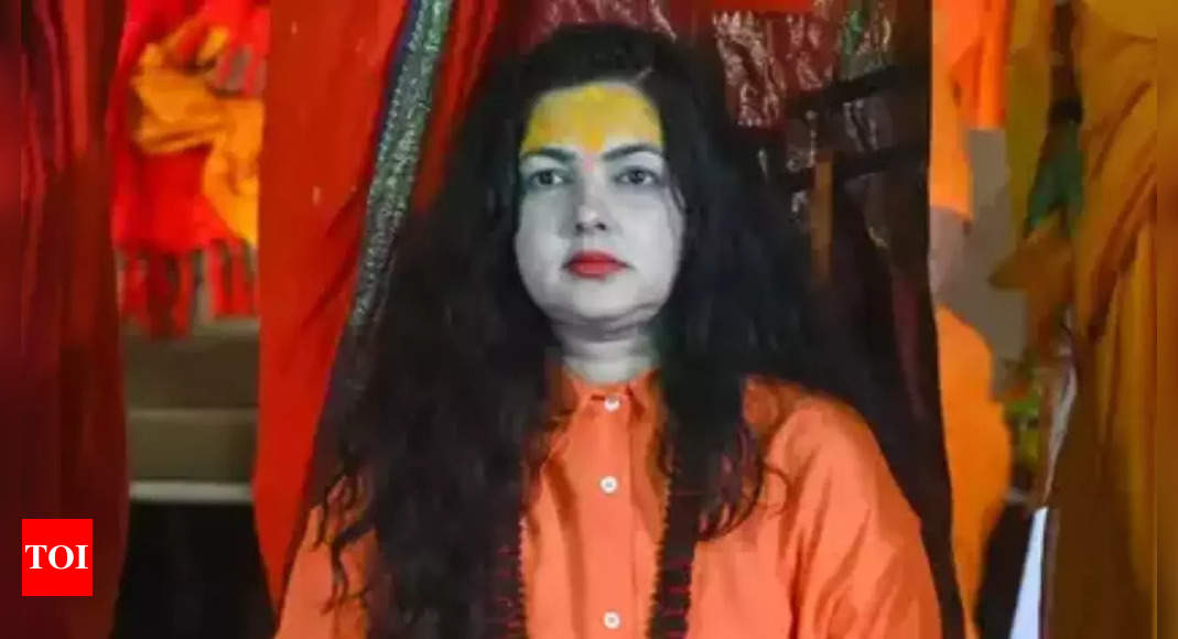 Mamta Kulkarni recites 'mantras' when questioned if she's worthy enough to be Mahamandaleshwar as the person should be a connoisseur of 'vedas' and 'shastras'