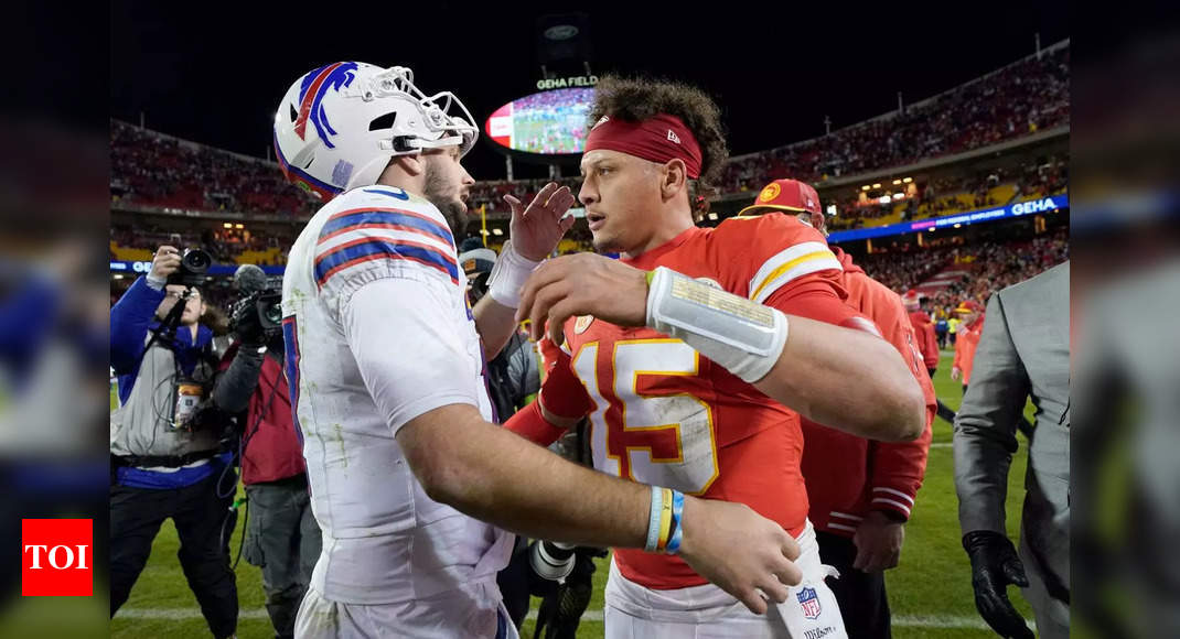 Josh Allen and Patrick Mahomes Share a Touching Moment After AFC Championship Clash