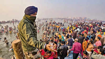 Security tightened for first Amrit snan after Maha Kumbh stampede