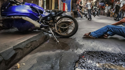 Techie returning from pal’s birthday mowed down as bike hits pothole in Maharashtra's Bhidwandi