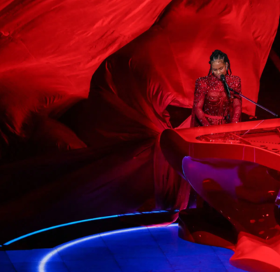 Alicia Keys’ Super Bowl LVIII performance photographed as 1 of 100 AP’s photos of the 2024