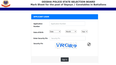 Odisha Police Constable result 2024 declared: Check direct link here