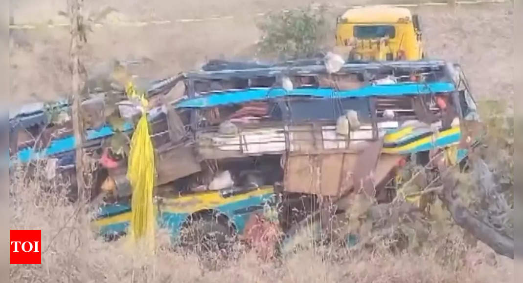 5 pilgrims killed, several injured as bus falls into gorge in Gujarat