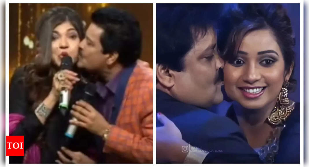 Amid controversy, old videos of Udit Narayan kissing co-singers Alka Yagnik and Shreya Ghoshal go viral