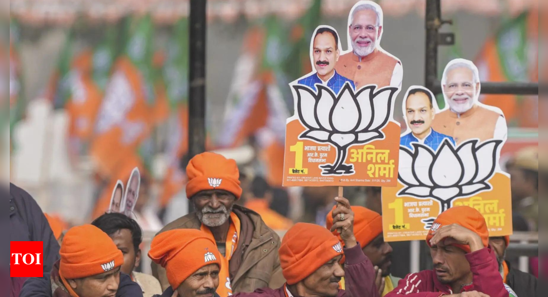 'Dil valo ki Delhi ko ab BJP sarkar chahiye': Party launches new campaign song 3 days ahead of polls