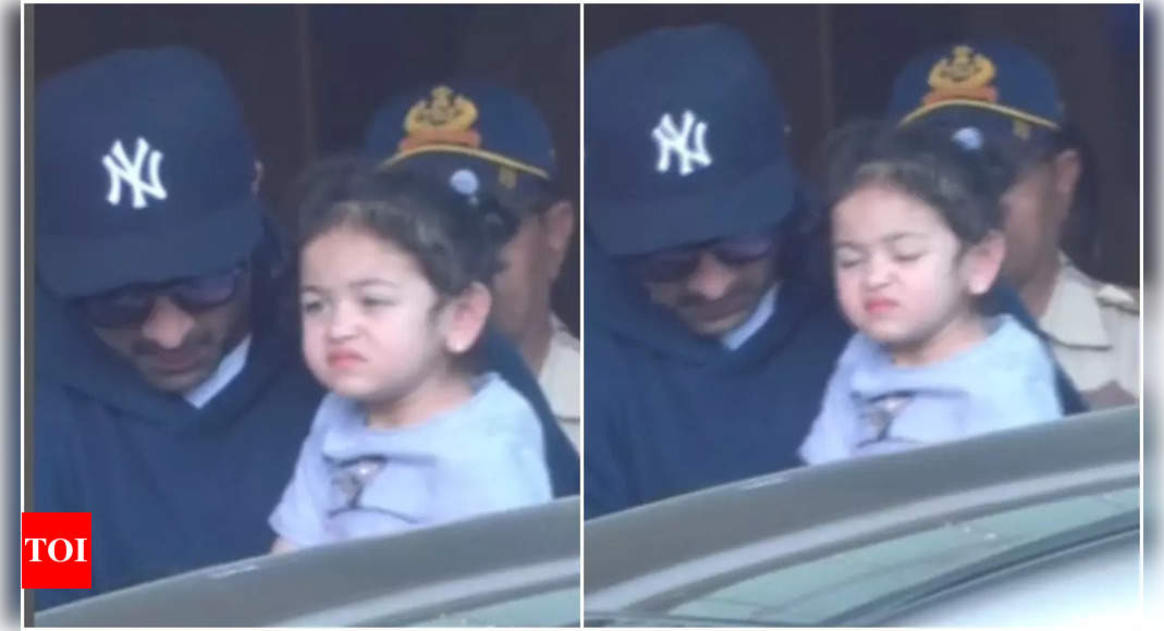 Alia Bhatt and Ranbir Kapoor spotted at airport with daughter Raha after family vacation