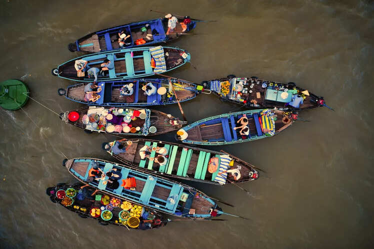 Cai Rang Floating Market, Vietnam