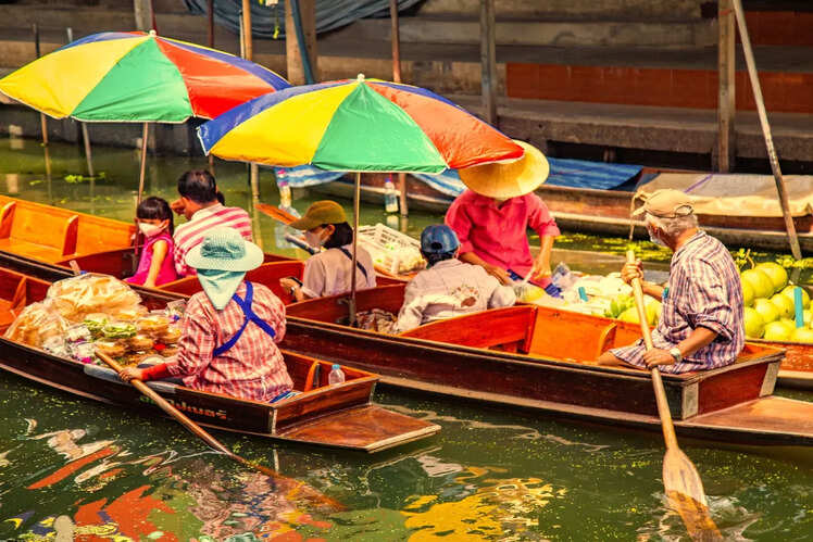 Damnoen Saduak Floating Market, Thailand