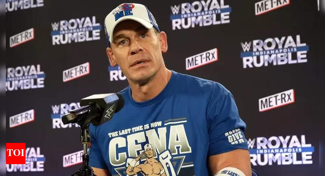 John Cena Aims for Record-Breaking 17th Championship in WWE Elimination Chamber | WWE News - The Times of India
