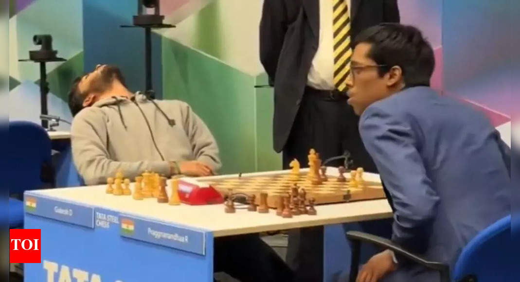 Watch: Gukesh devastated after losing Masters title to Pragg