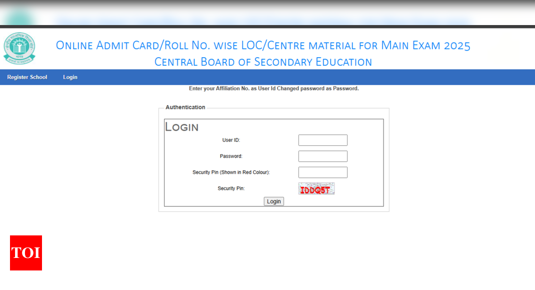 CBSE admit card 2025 released for classes 10 and 12: Check details here - The Times of India