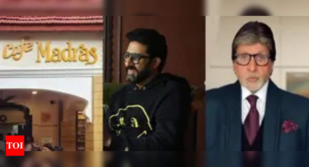 Big B and Abhishek enjoy south Indian delicacy at Cafe Madras