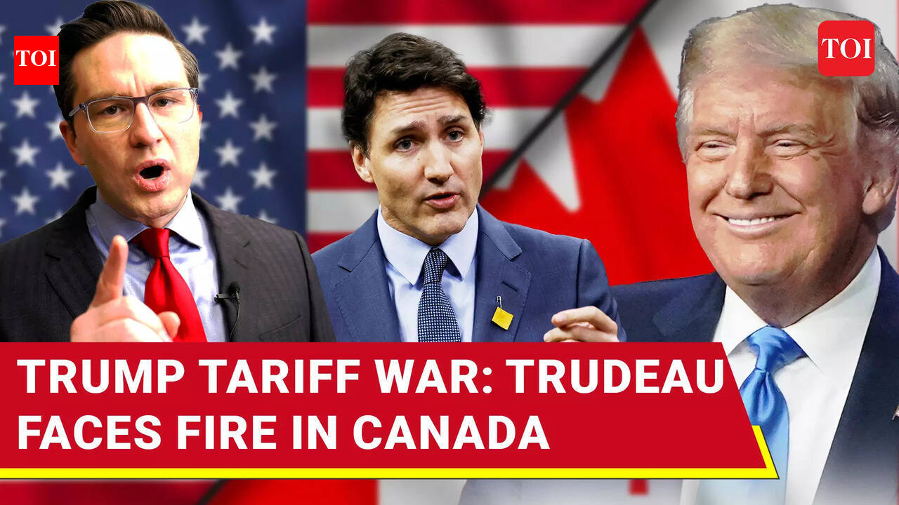 Canada's Poilievre 'Shames' Trudeau As Trump Wages Tariff War | 'Insane ...