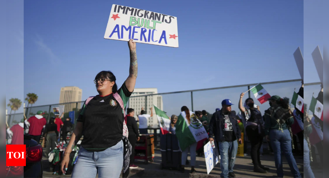 Businesses, workers join ‘a day without immigrants’ protest across US against Trump’s crackdown – The Times of India