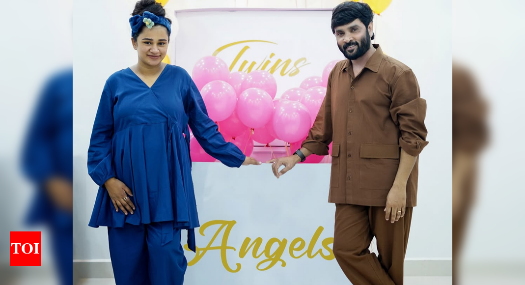 TV Couple Snekan and Kannika Ravi blessed with twin baby girls