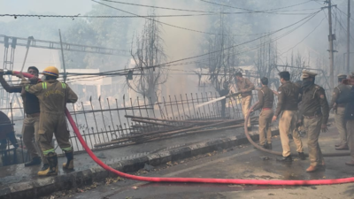 Narrow escape for hundreds as fire breaks out at Sanatkada fest