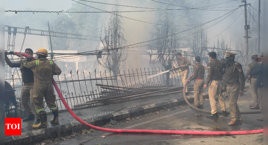 Narrow escape for hundreds as fire breaks out at Sanatkada fest