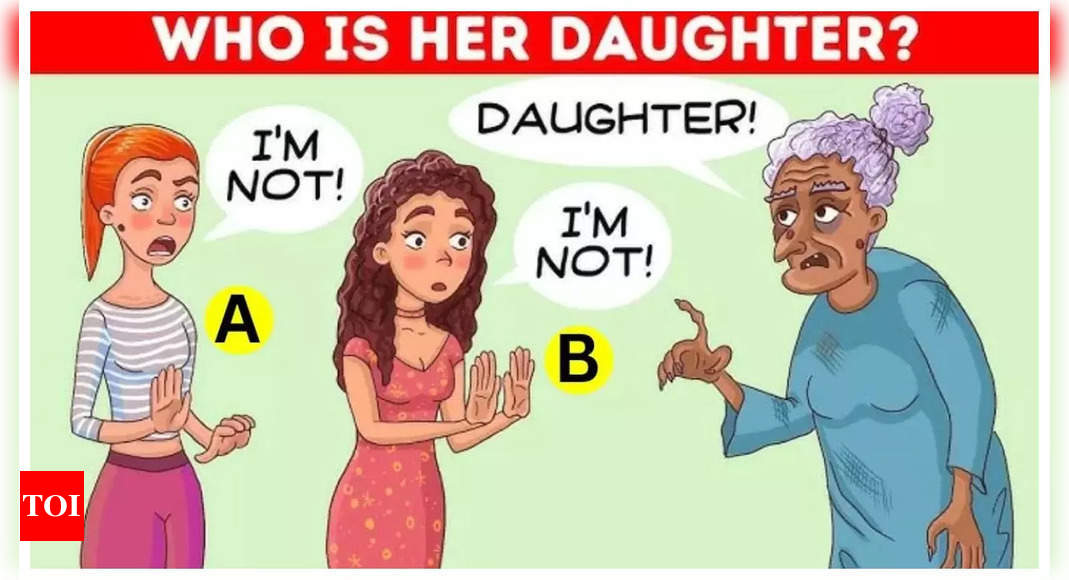 Brain teaser: Only a genius can spot who the old lady’s daughter is in just 5 seconds