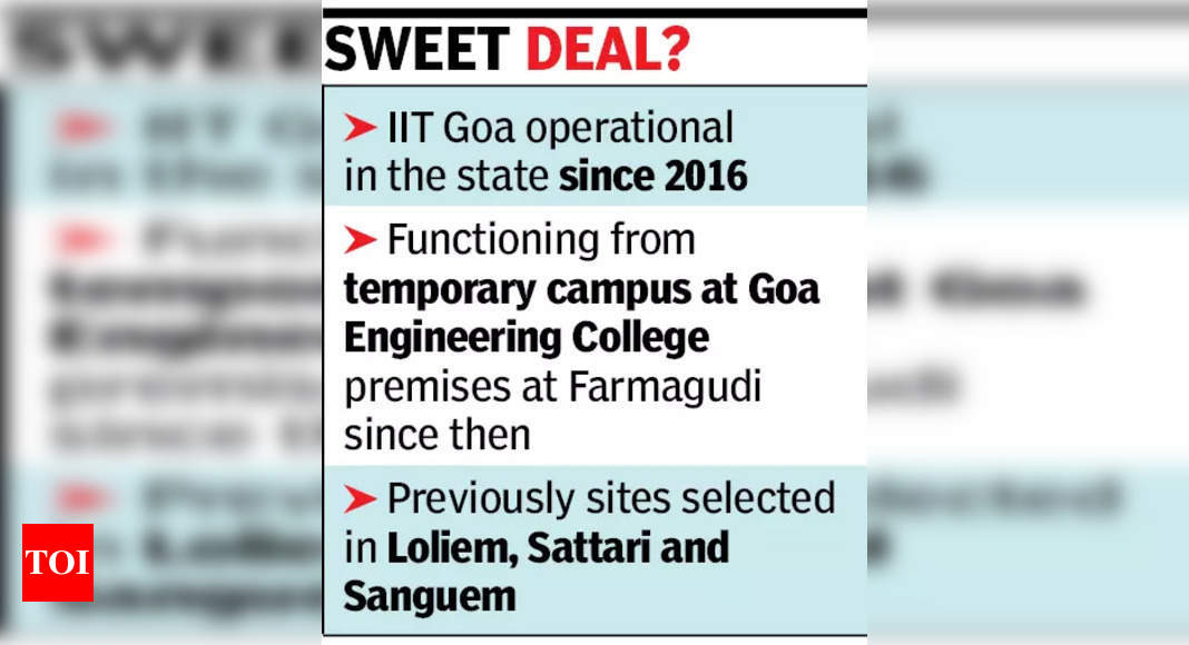 Sugar factory land may house IIT-Goa’s permanent campus