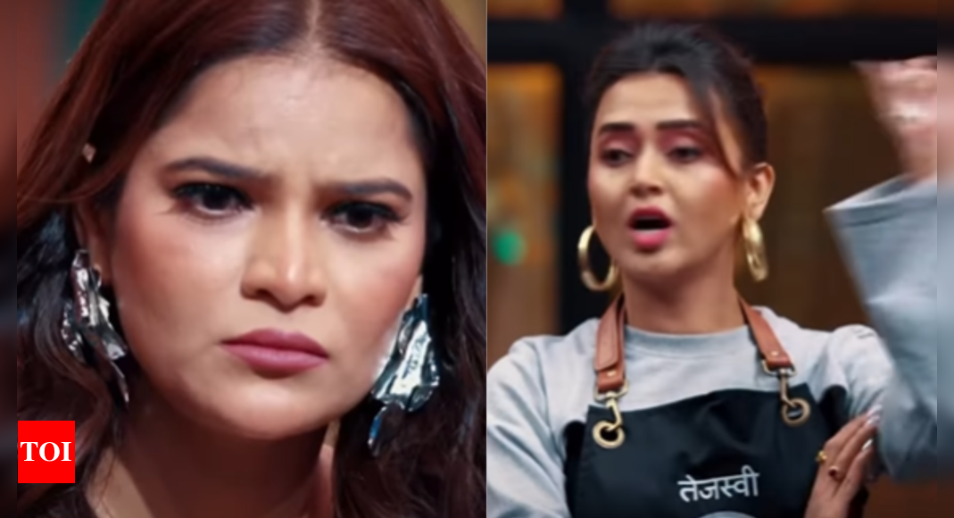 Celebrity MasterChef: Archana Gautam and Tejasswi Prakash at loggerheads amid a team challenge; former says, 'Main thook ke nahi chaatungi'