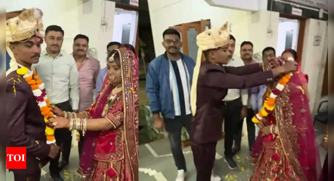 Watch: Marriage feast fails but ‘baraati’ cops save the day