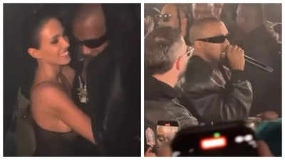 Kanye West and Bianca Censori pack on the PDA at Grammy after party; rapper gives rousing speech ‘We the culture’ – WATCH |