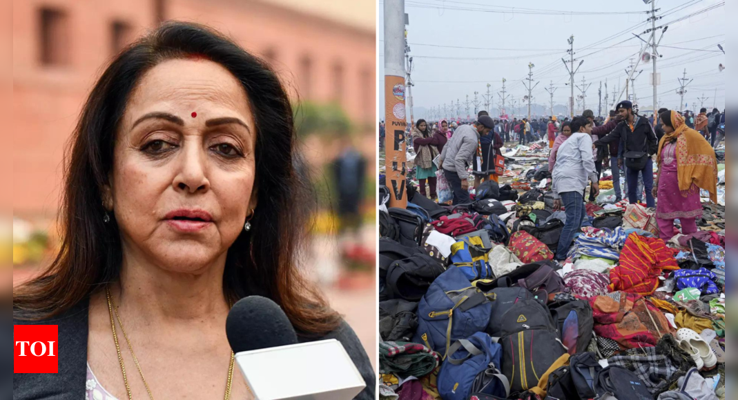 'Not a very big incident': BJP MP Hema Malini on Maha Kumbh stampede