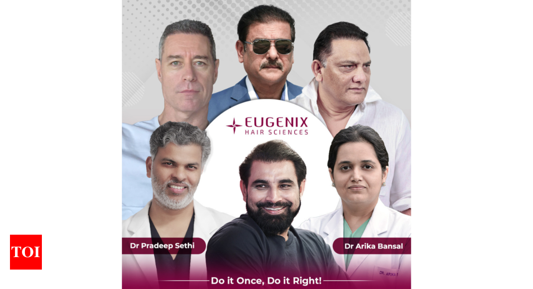 Eugenix Hair Sciences – The Premier Hair Transplant Destination for Cricket Icons & Celebrities – The Times of India