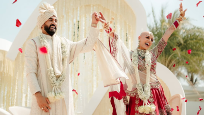 US-based Indian bride flaunts a bald look on wedding day and we are floored!