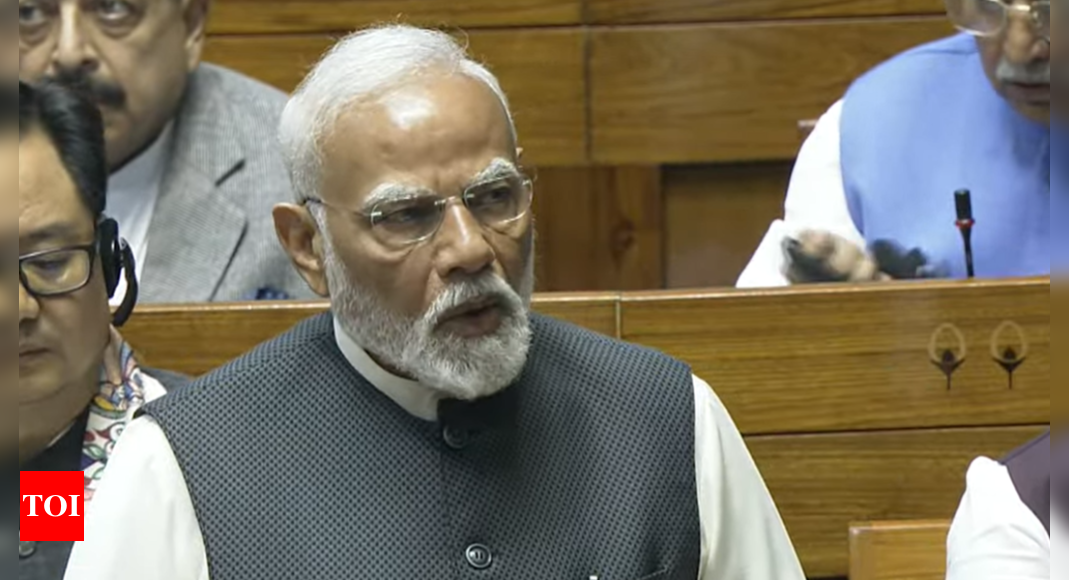 We gave real development, not false ‘gareebi hatao’ slogans: PM Modi attacks Congress in Lok Sabha – Key quotes | India News