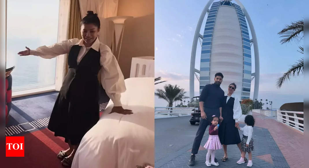 Debinna Bonnerjee gives a glimpse into her luxurious 7-star stay with husband Gurmeet and daughters Lianna and Divisha in Dubai