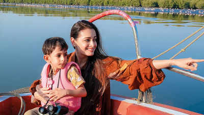 Exclusive Pictures! Dia Mirza Rekhi on flamingo safari with son Avyaan; shares her experience