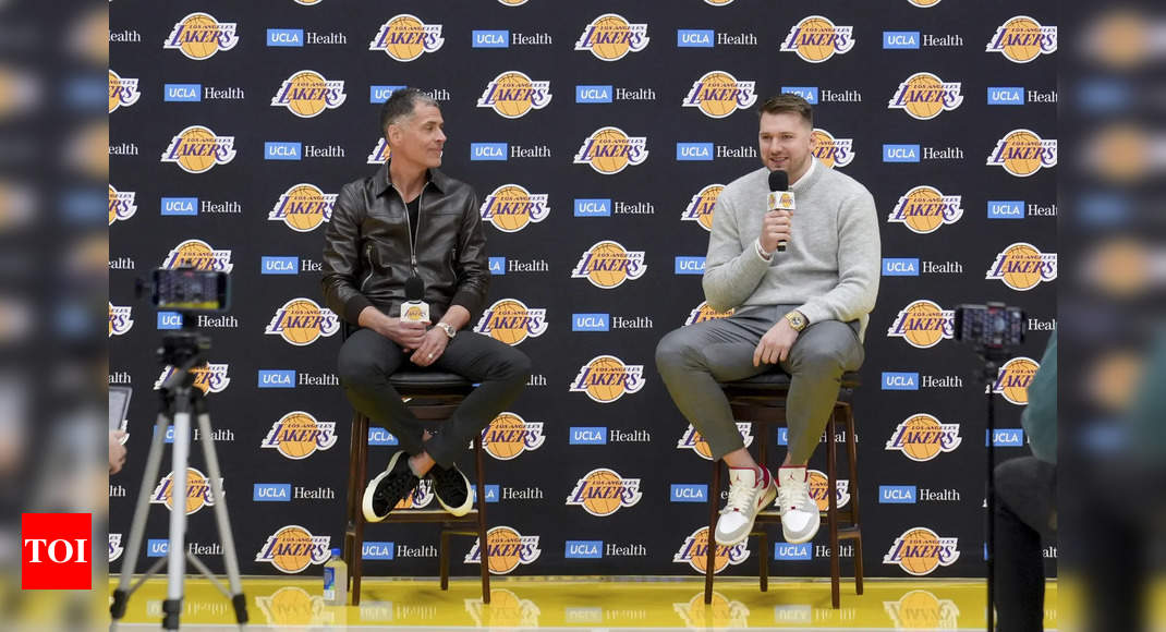 LA Lakers Trade News: GM Rob Pelinka drops perfect adjective to describe Luka Doncic’s Lakers move; claims the trade was a game-changer in NBA history