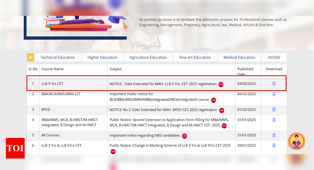 MAH LLB CET 2025 registration date extended: Check revised application deadline and other details here