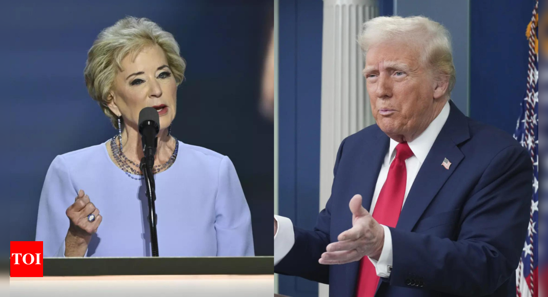 Trump Nominates Linda McMahon to End U.S. Education Department | World News - The Times of India