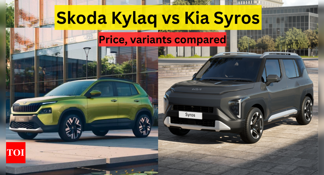 Kia Syros vs Skoda Kylaq: Pricing, variants, engine options compared